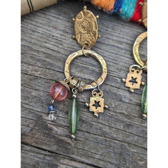 Bohemian Vintage Southwestern Earrings - Picture 4 of 9